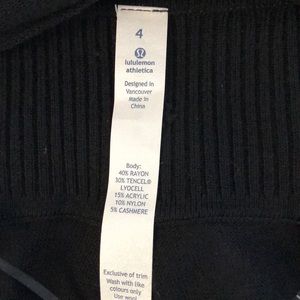 lululemon athletica Sweaters - Lululemon black cardigan, sz 4, sz 59428 lululemon athletica Sweaters - Lululemon black cardigan, sz 4, sz 59428